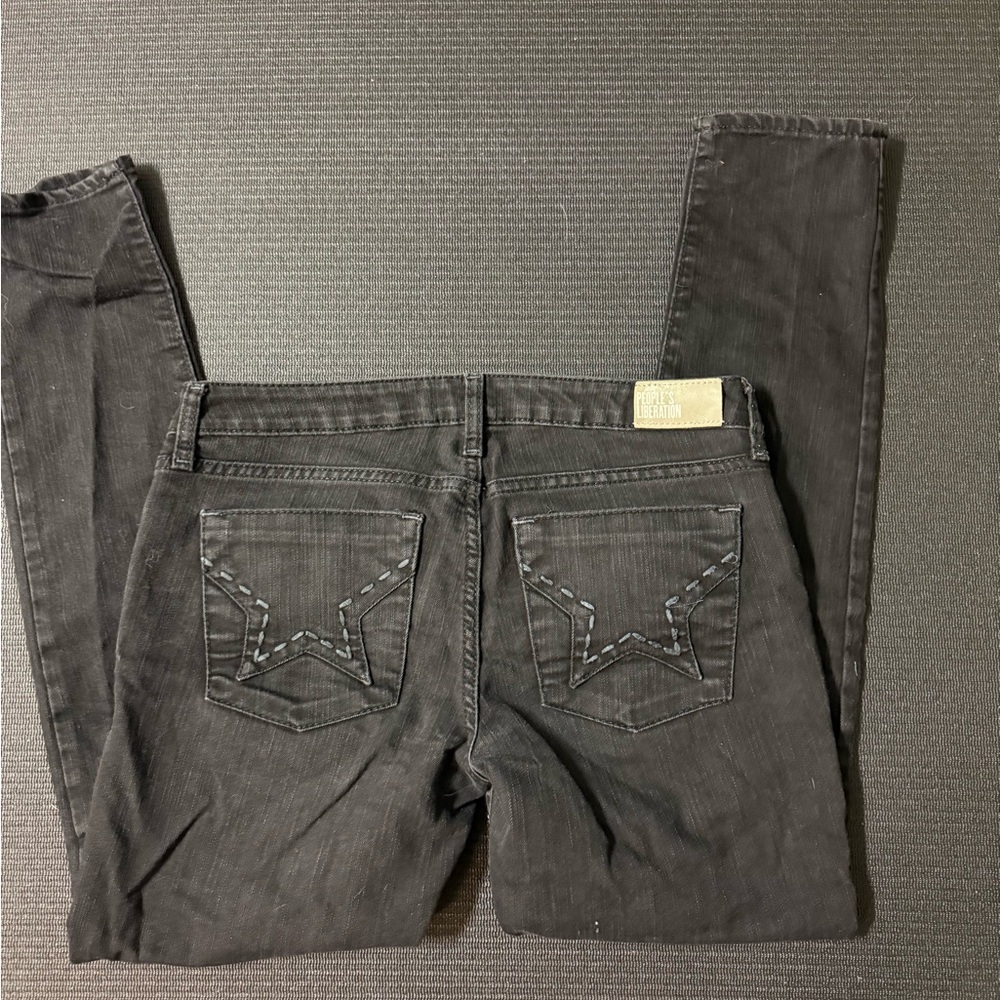 People's Liberation Charcoal Skinny Jeans